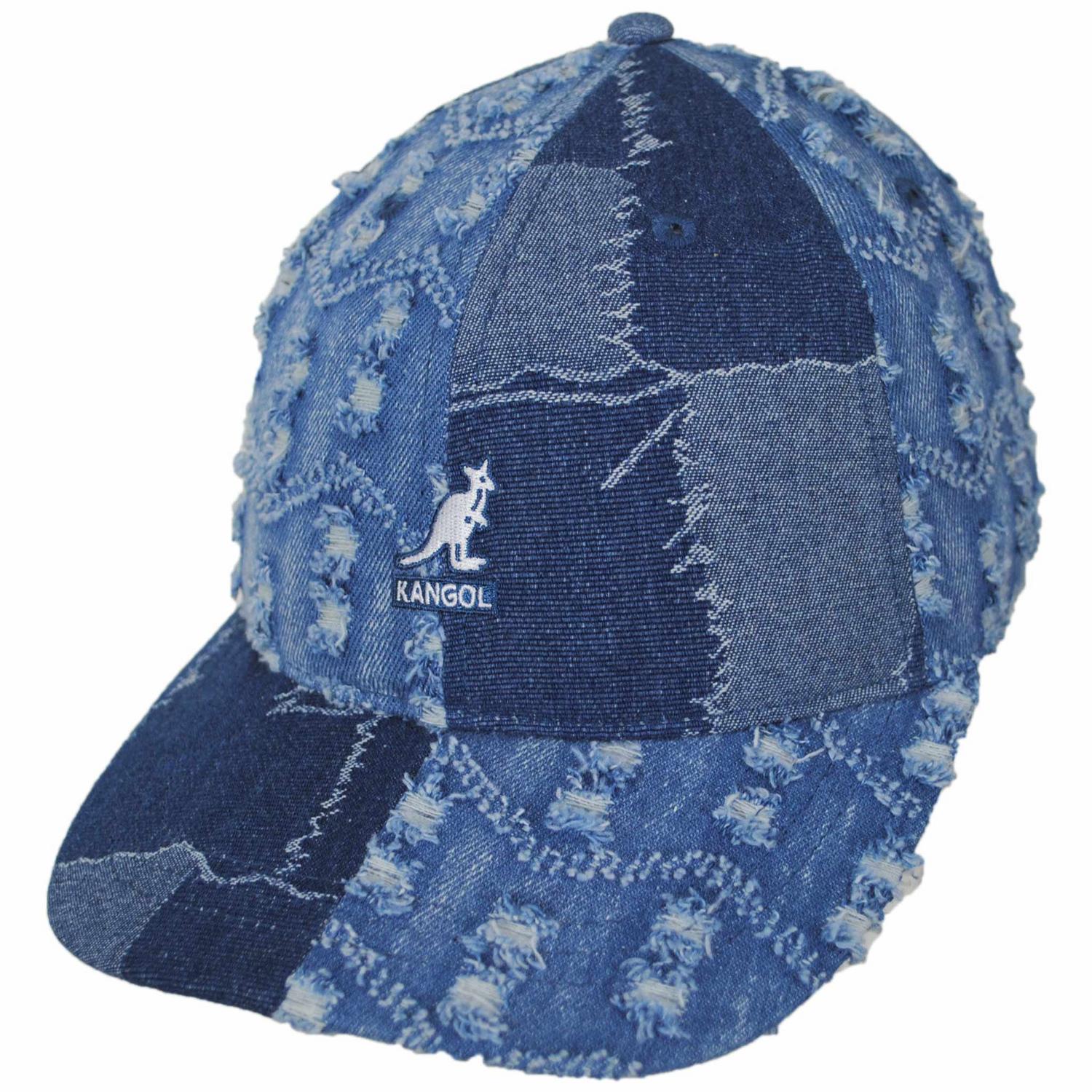 Denim Mashup Strapback Baseball Cap Dad Hat - Image 16