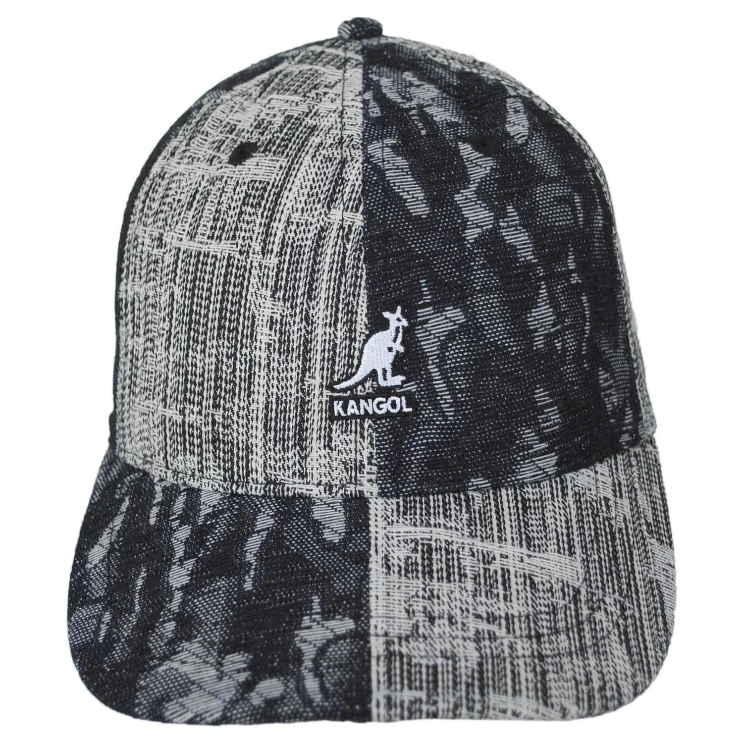 Denim Mashup Strapback Baseball Cap Dad Hat - Image 9
