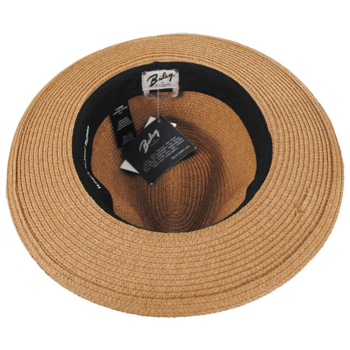Denney Toyo Straw Blend Fedora Hat - Image 8