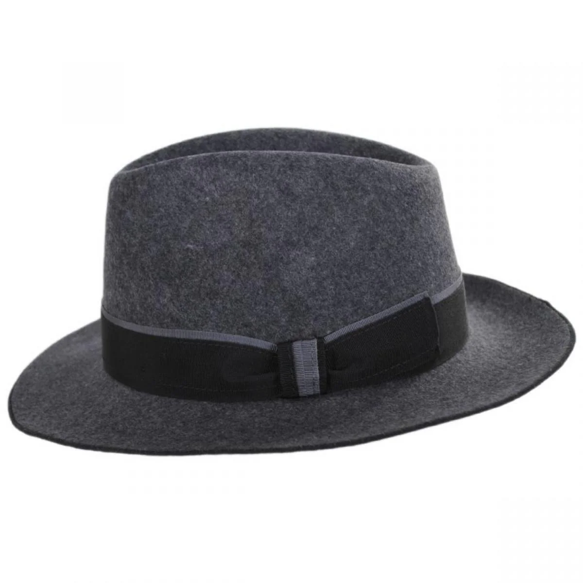 Desmond Crushable Wool Felt Fedora Hat - Image 3