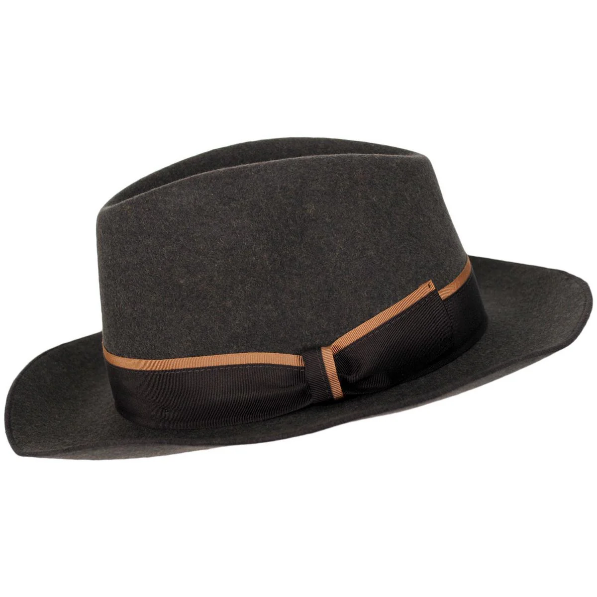 Desmond Crushable Wool Felt Fedora Hat - Image 7
