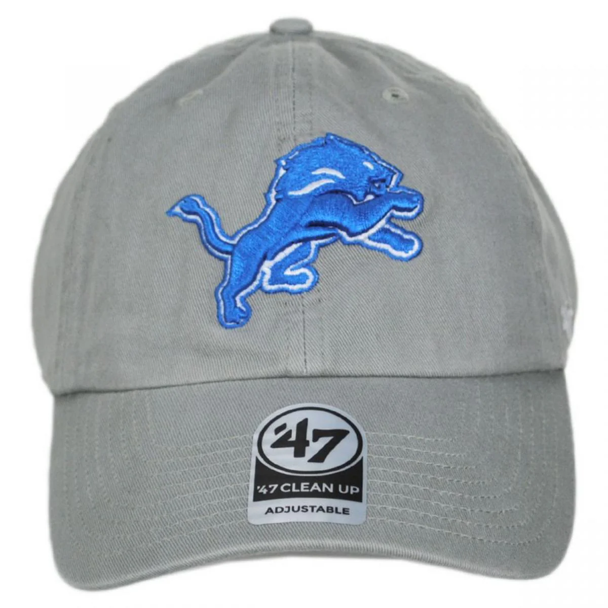 Detroit Lions NFL Clean Up Strapback Baseball Cap Dad Hat - Image 6