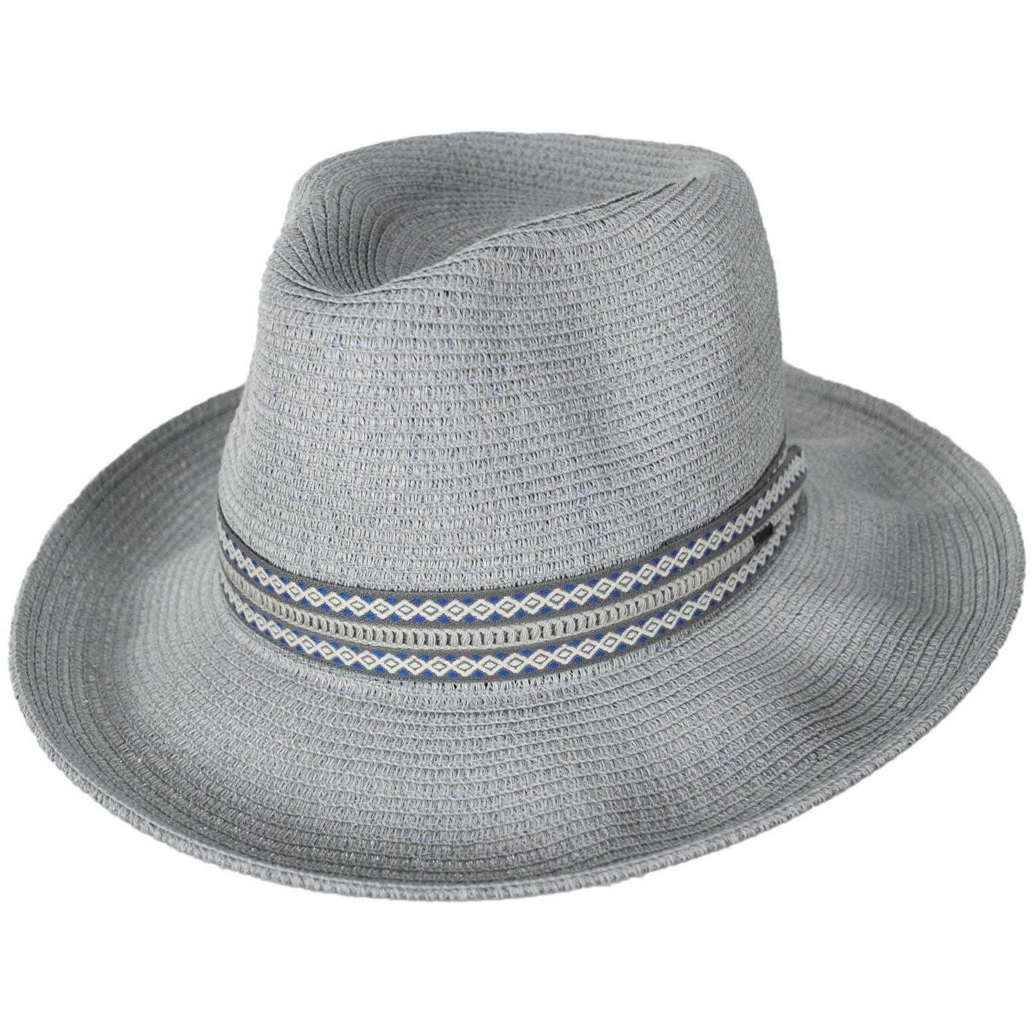 Deven Braided Toyo Straw Fedora Hat