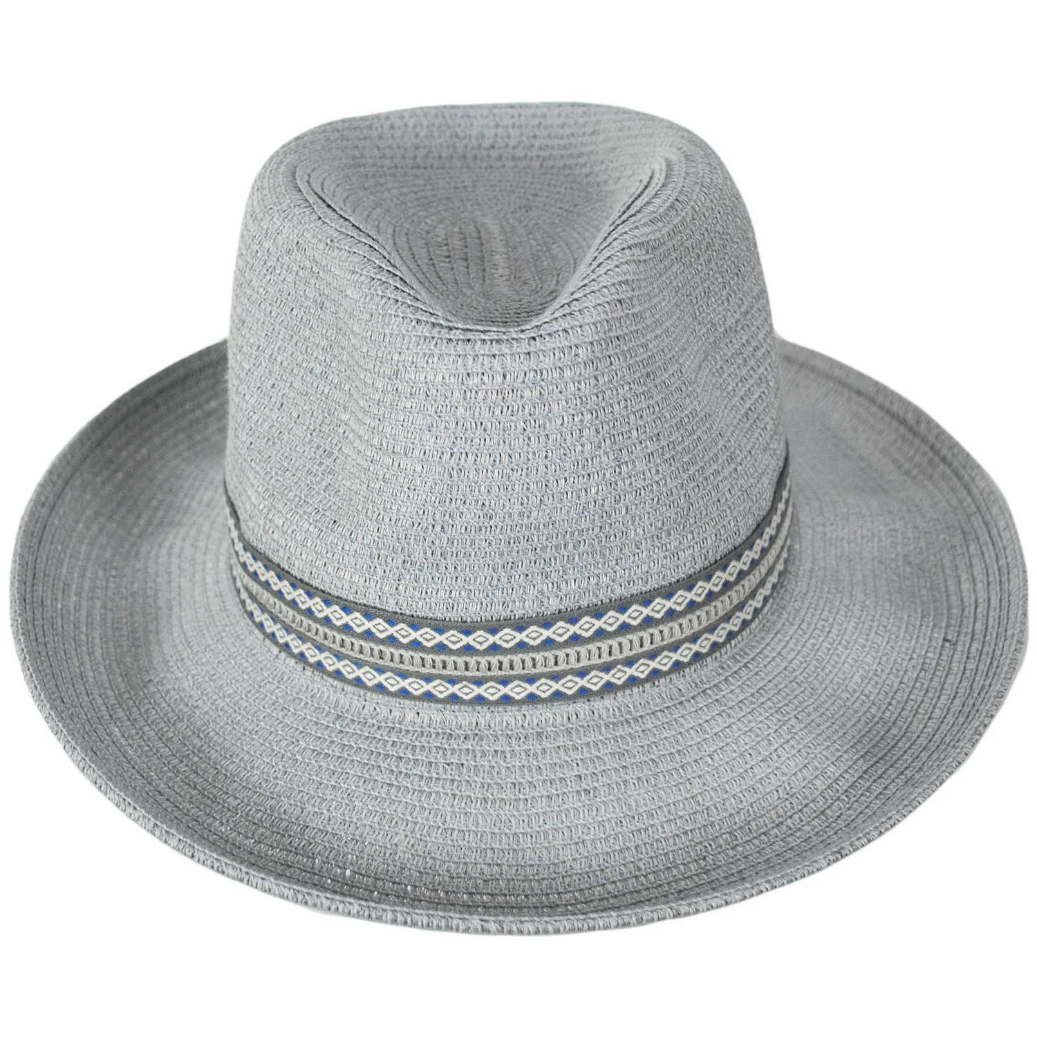 Deven Braided Toyo Straw Fedora Hat - Image 2