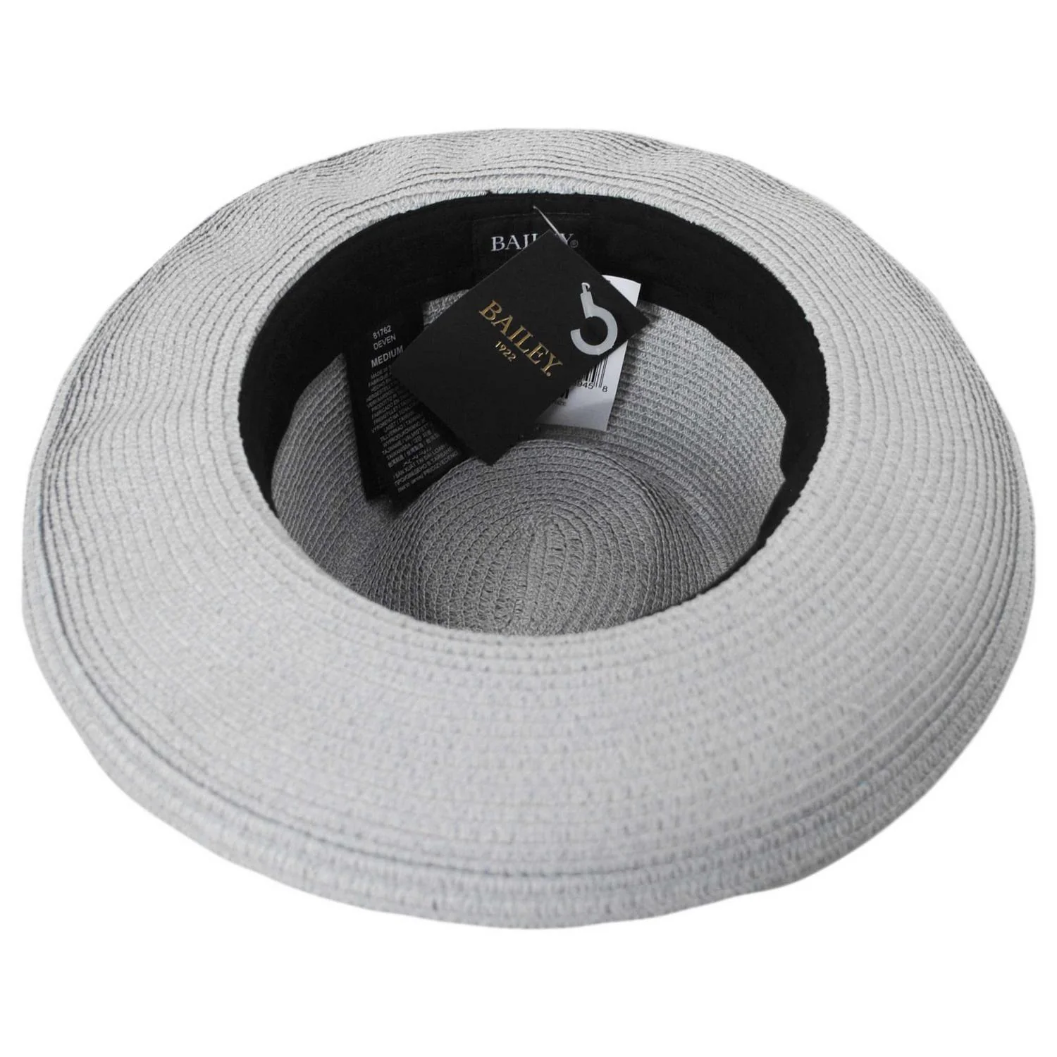 Deven Braided Toyo Straw Fedora Hat - Image 4