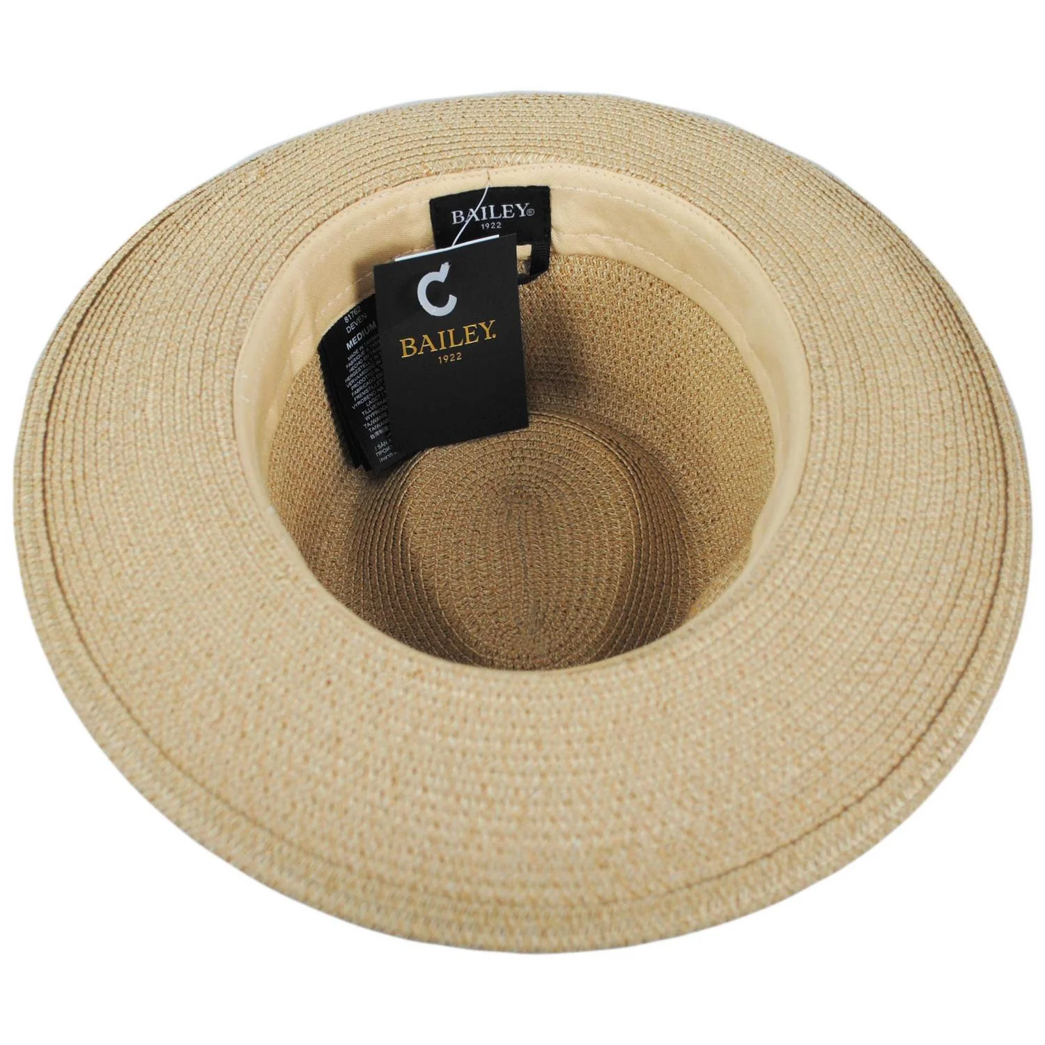 Deven Braided Toyo Straw Fedora Hat - Image 8