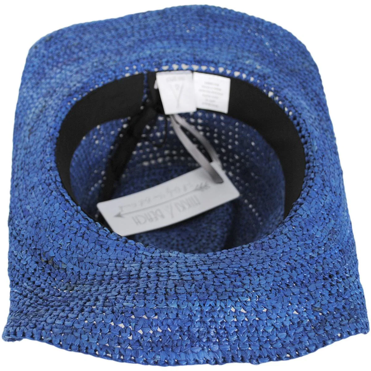 Diano Crochet Raffia Straw Western Hat - Image 5