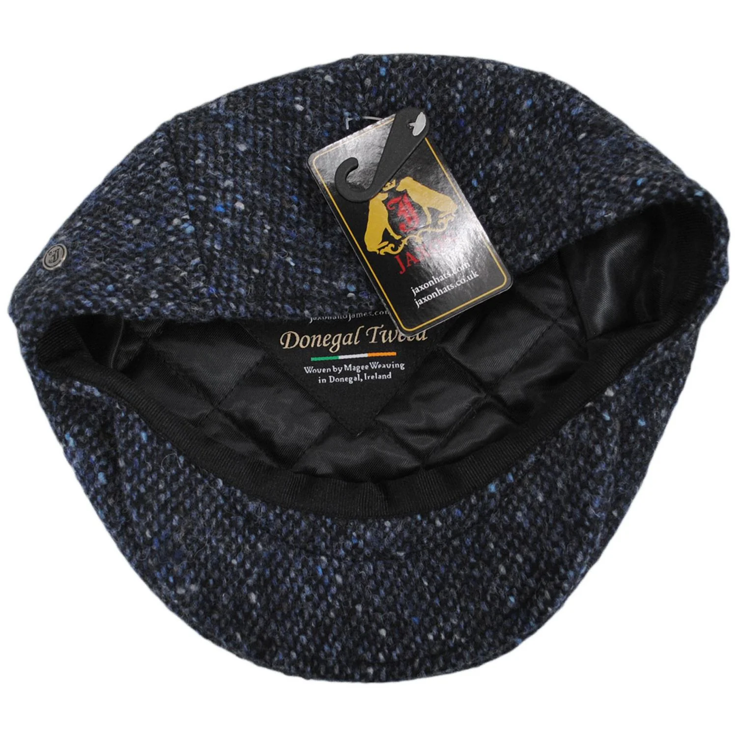 Donegal Tweed Foyle Marl Flat Cap - Image 4
