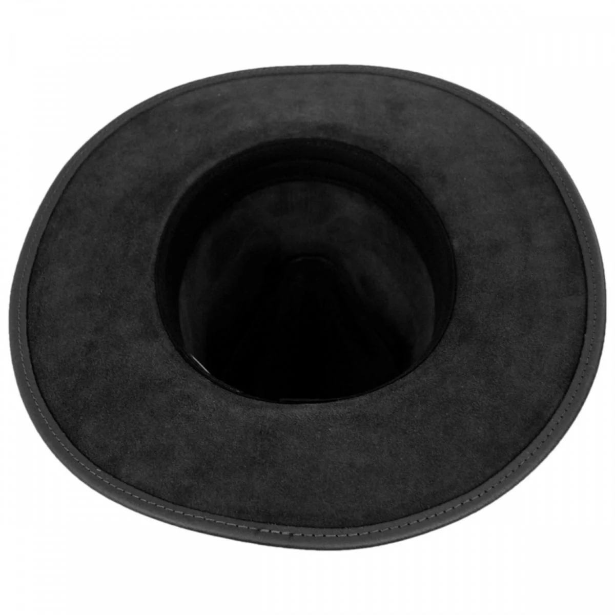 Dude Braid Conch Leather Outback Hat - Image 8