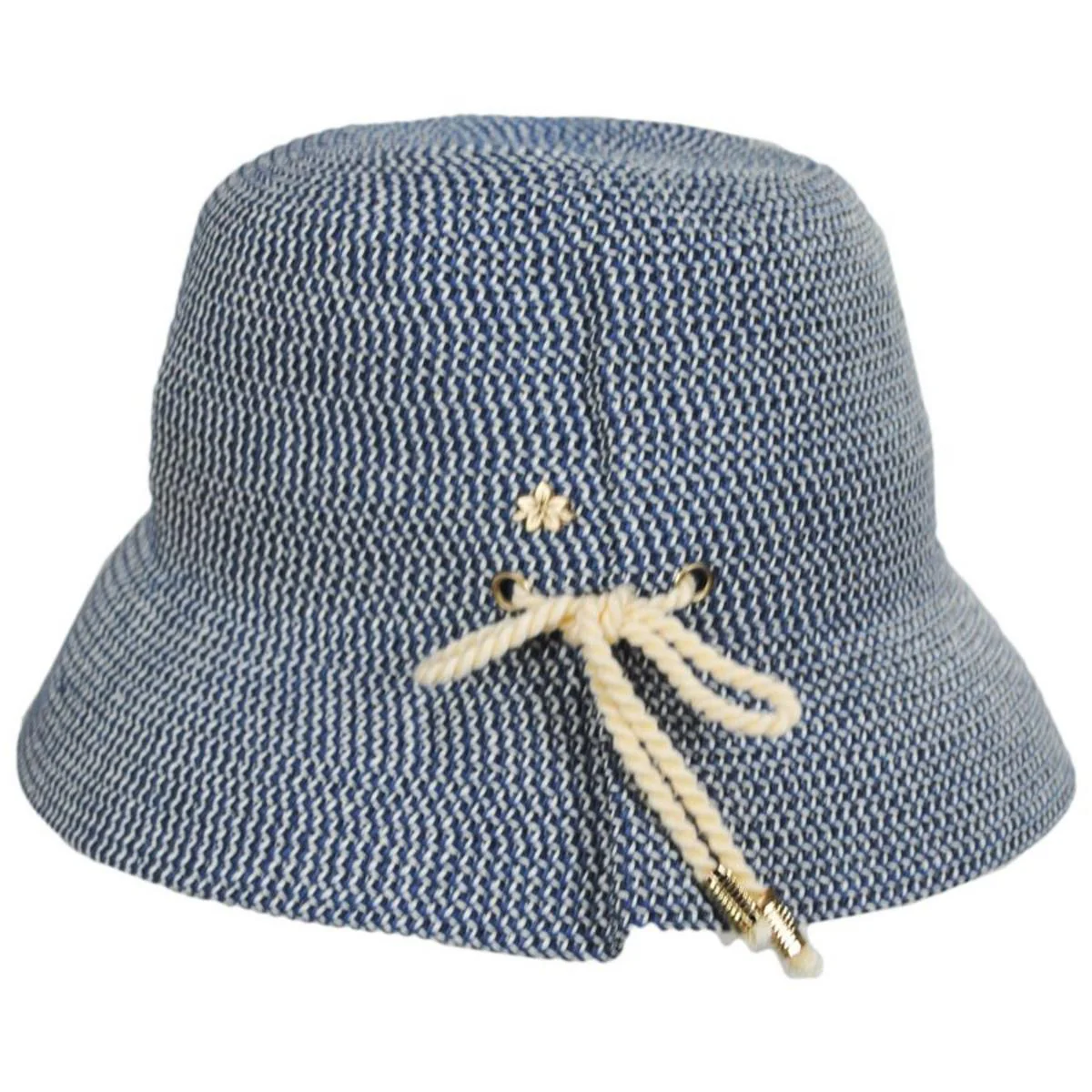 Edwina Toyo Straw Bucket Hat - Image 3