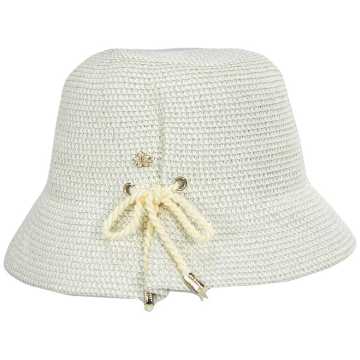 Edwina Toyo Straw Bucket Hat - Image 7