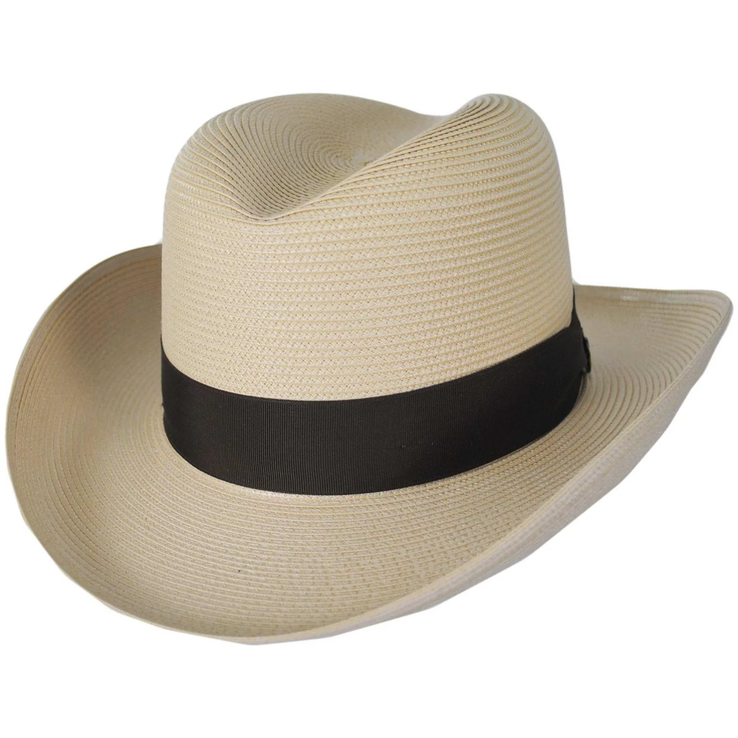 El Dorado Florentine Milan Straw Homburg Hat - Image 5