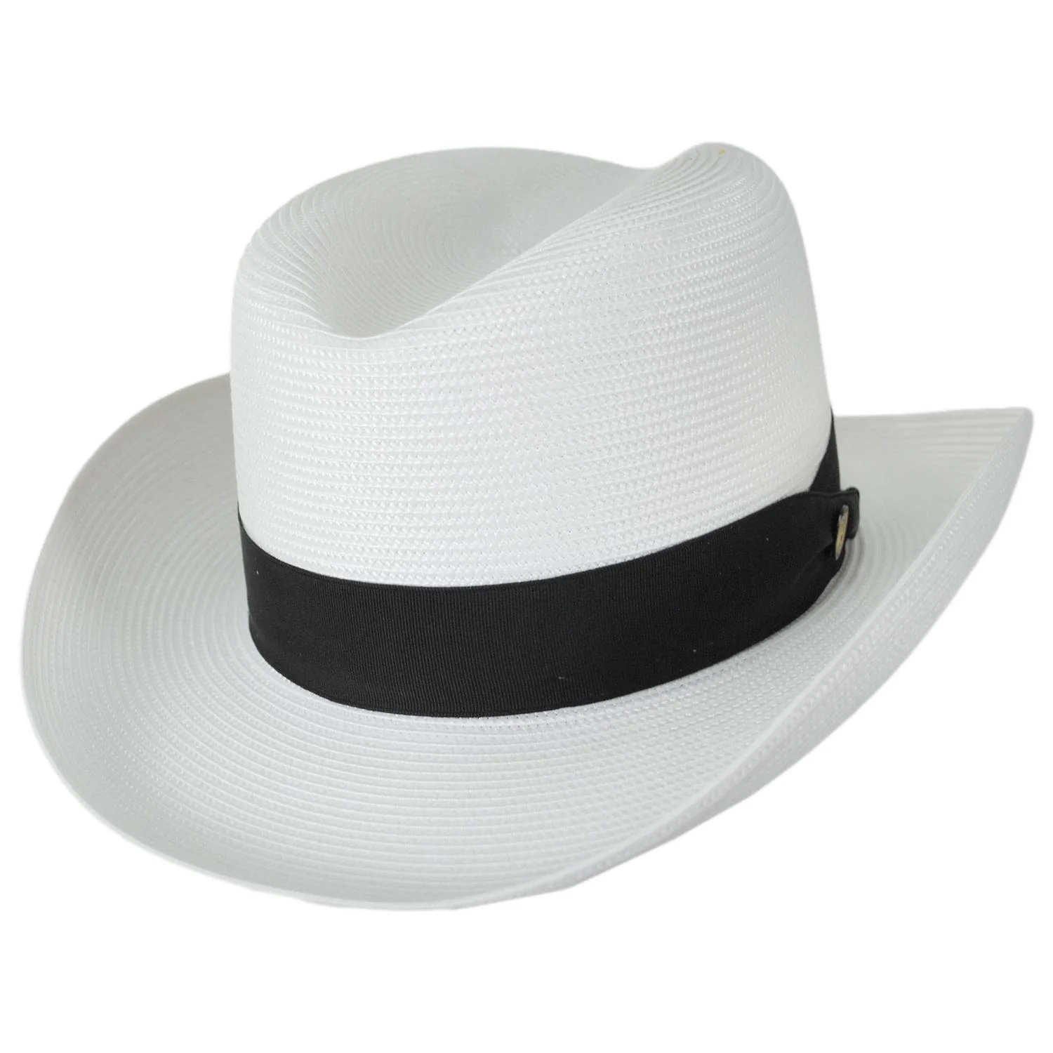 El Dorado Florentine Milan Straw Homburg Hat - Image 9
