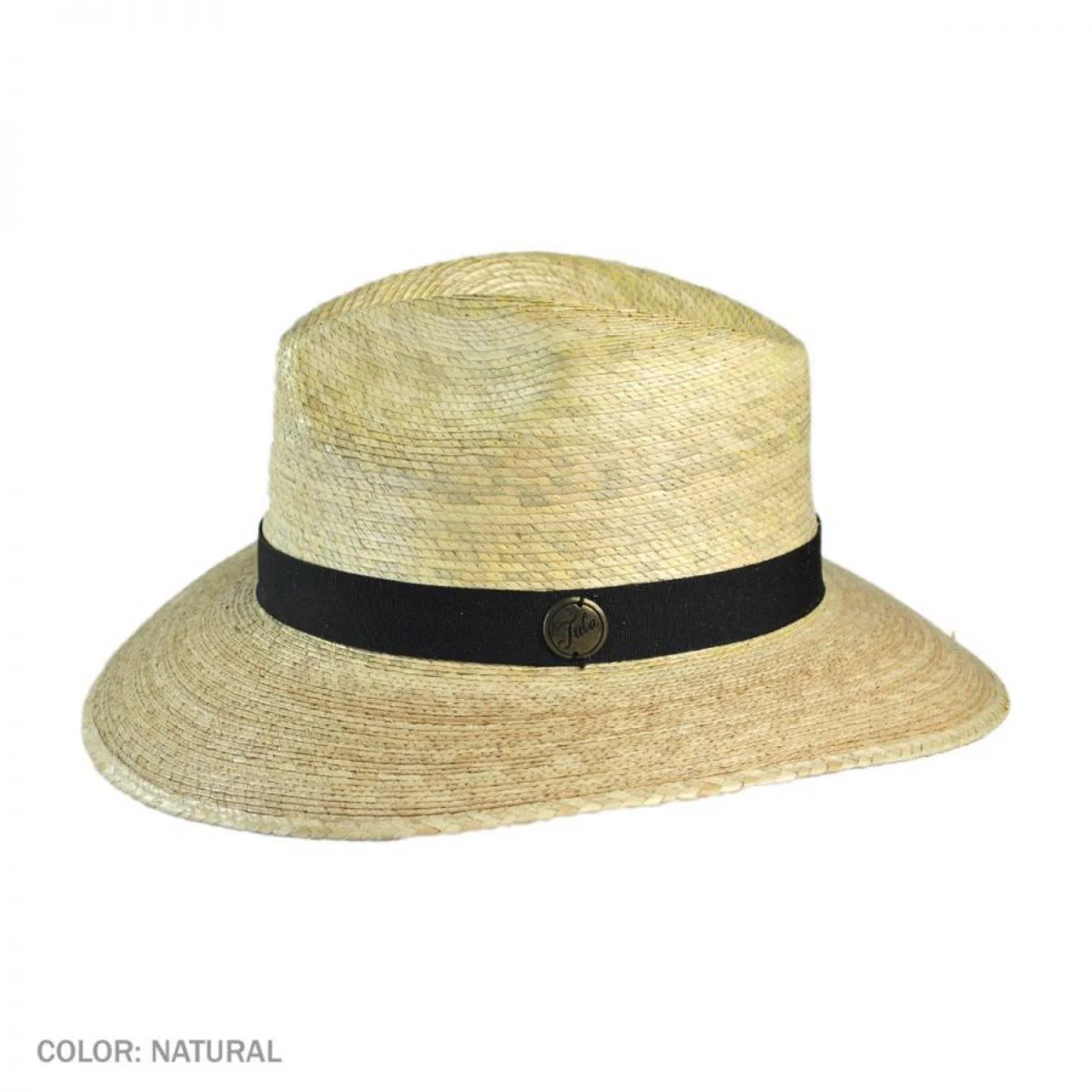 Explorer Palm Straw Safari Fedora Hat - Image 4
