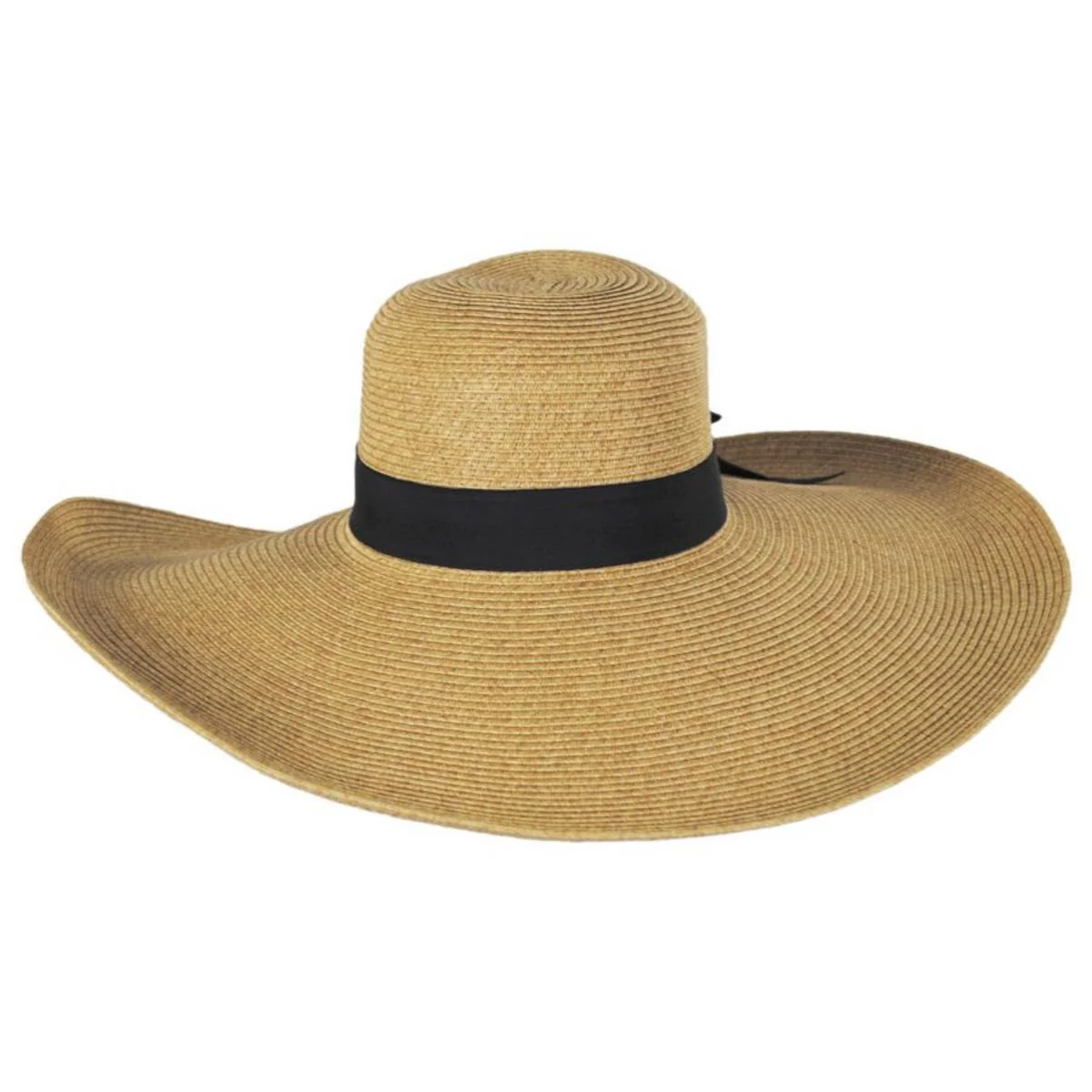 Extra Wide Brim Toyo Straw Blend Swinger Hat - Image 2