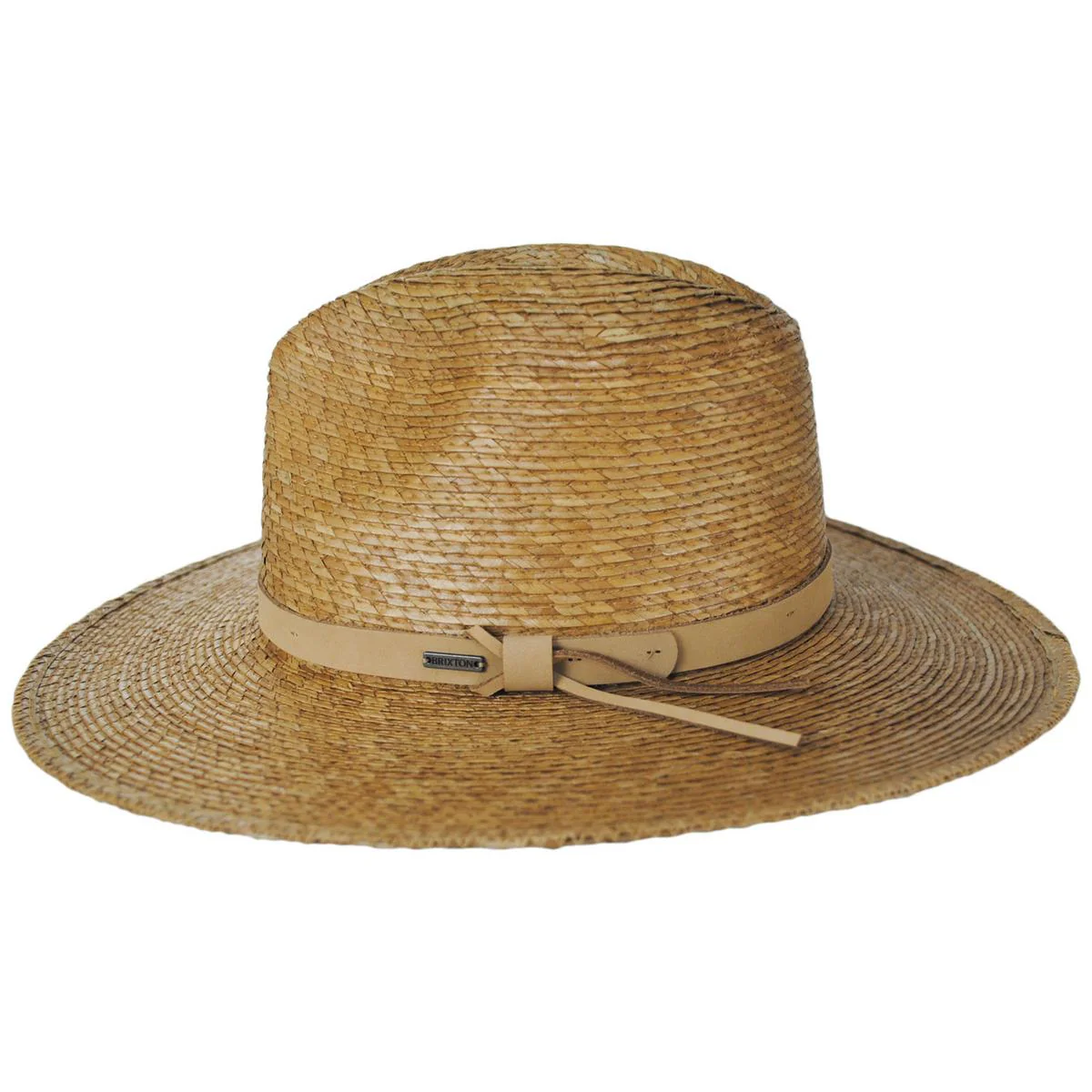 Field Proper Palm Straw Fedora Hat - Tan/Tan - Image 3
