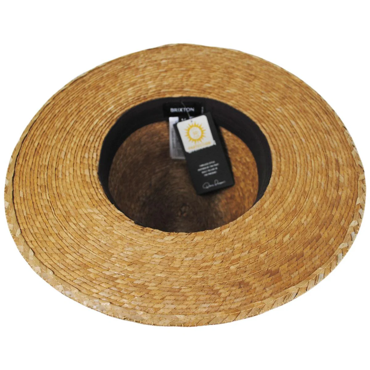 Field Proper Palm Straw Fedora Hat - Tan/Tan - Image 4