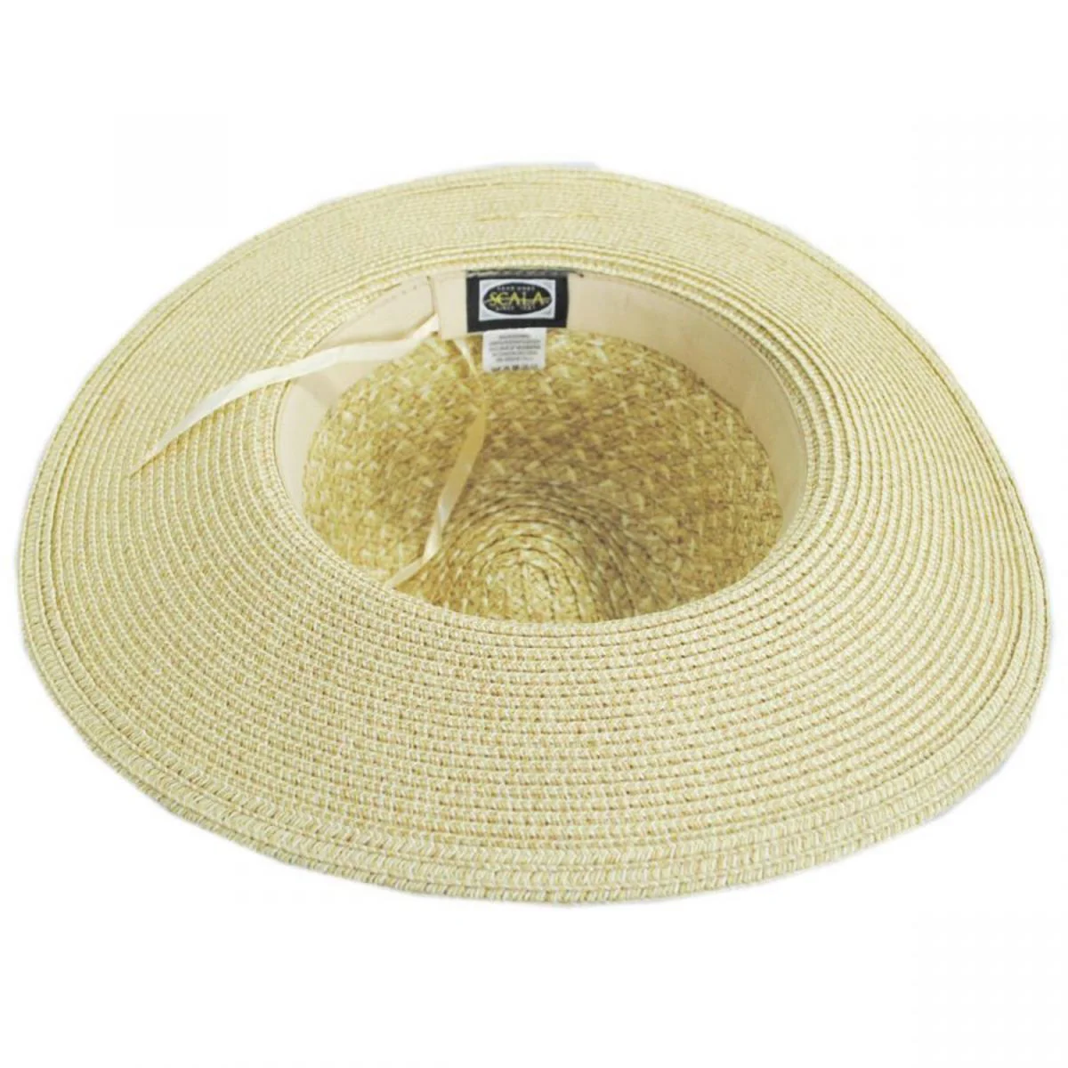 Florentino Toyo Straw Blend Safari Fedora Hat - Image 4