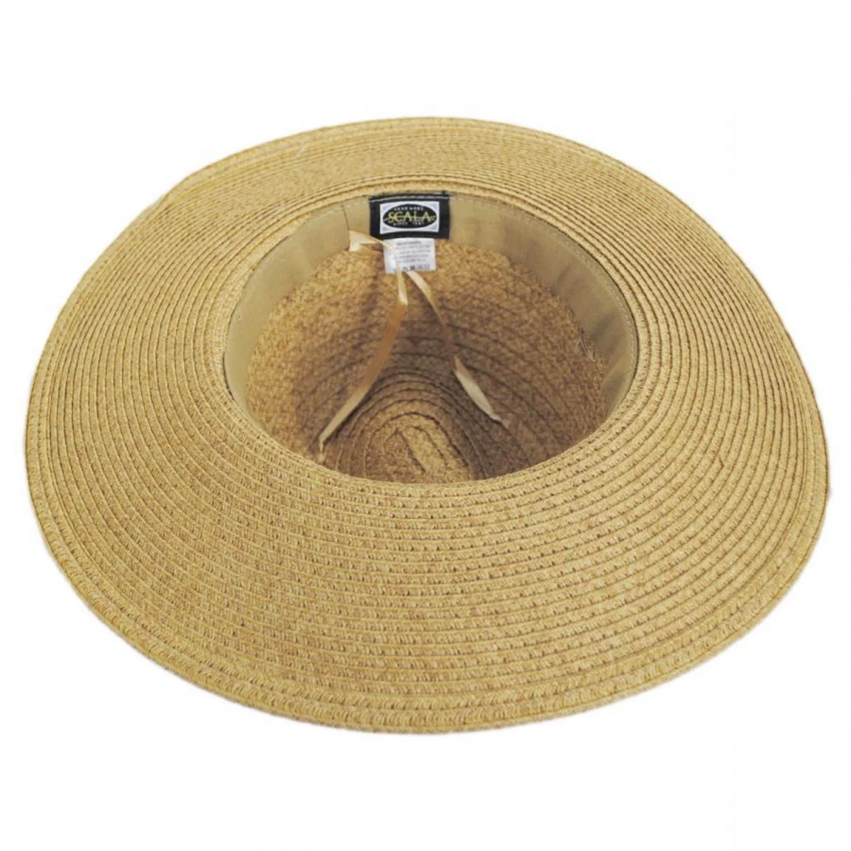 Florentino Toyo Straw Blend Safari Fedora Hat - Image 8