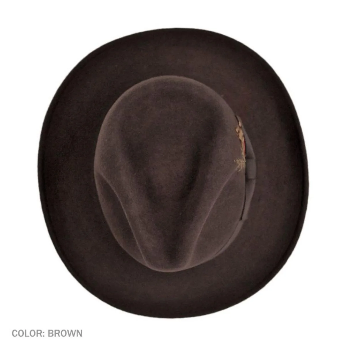 Ford Crushable Wool Felt Fedora Hat - Image 6