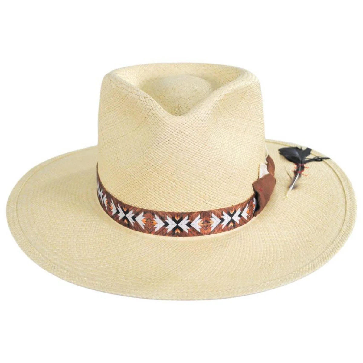 Foss Panama Straw Fedora Hat - Image 2