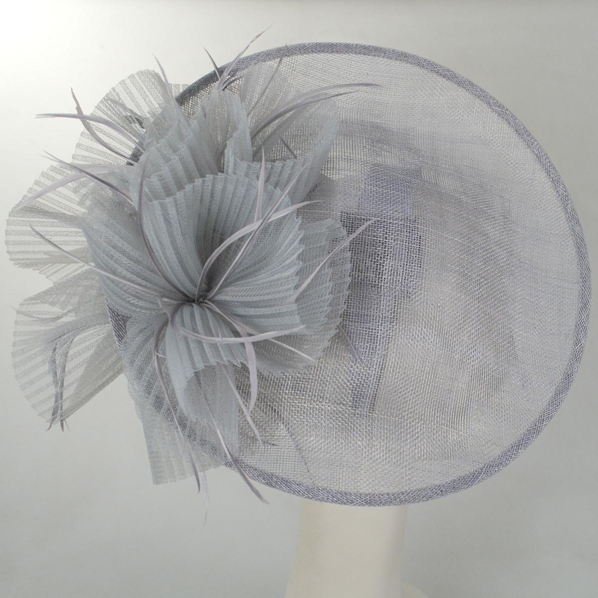 Fruncido Sinamay Straw Fascinator Hat - Image 3