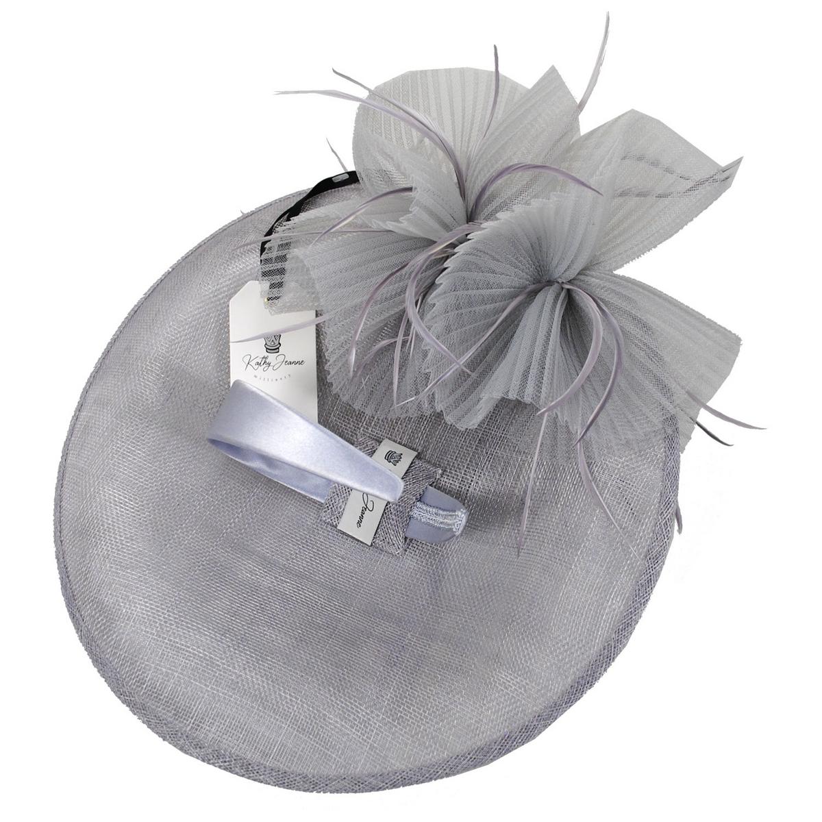 Fruncido Sinamay Straw Fascinator Hat - Image 4