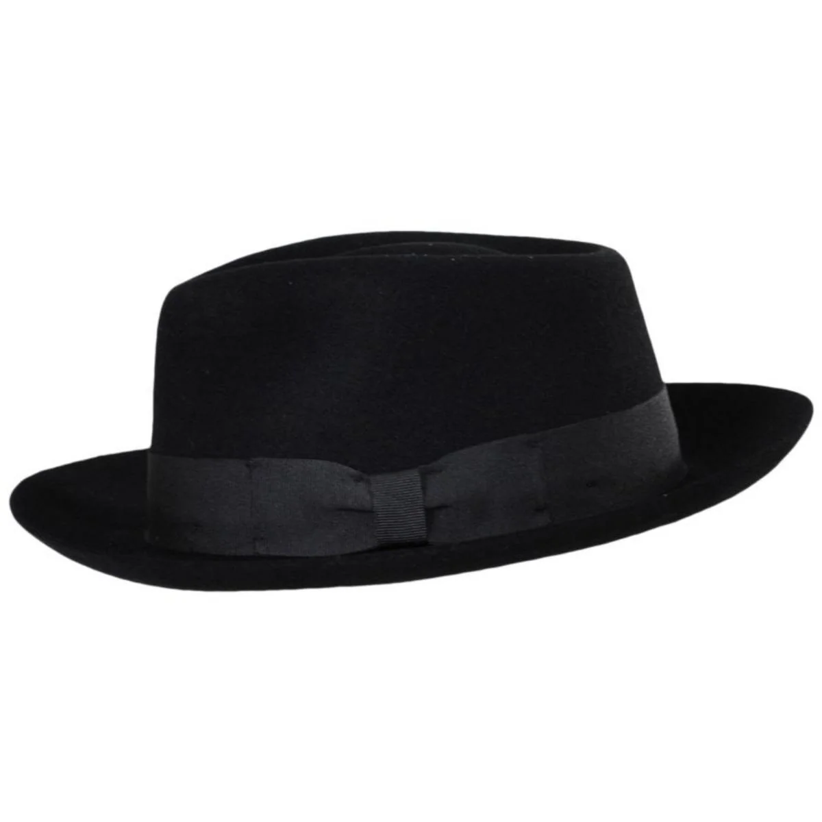 Fur Felt C-Crown Fedora Hat - Image 4