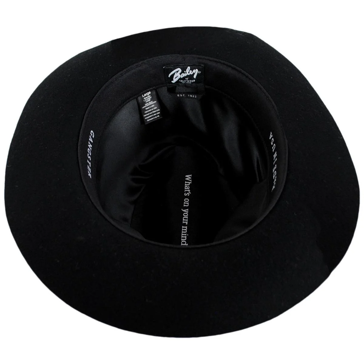 Heritage Gangster Wool Felt Fedora Hat - Image 4