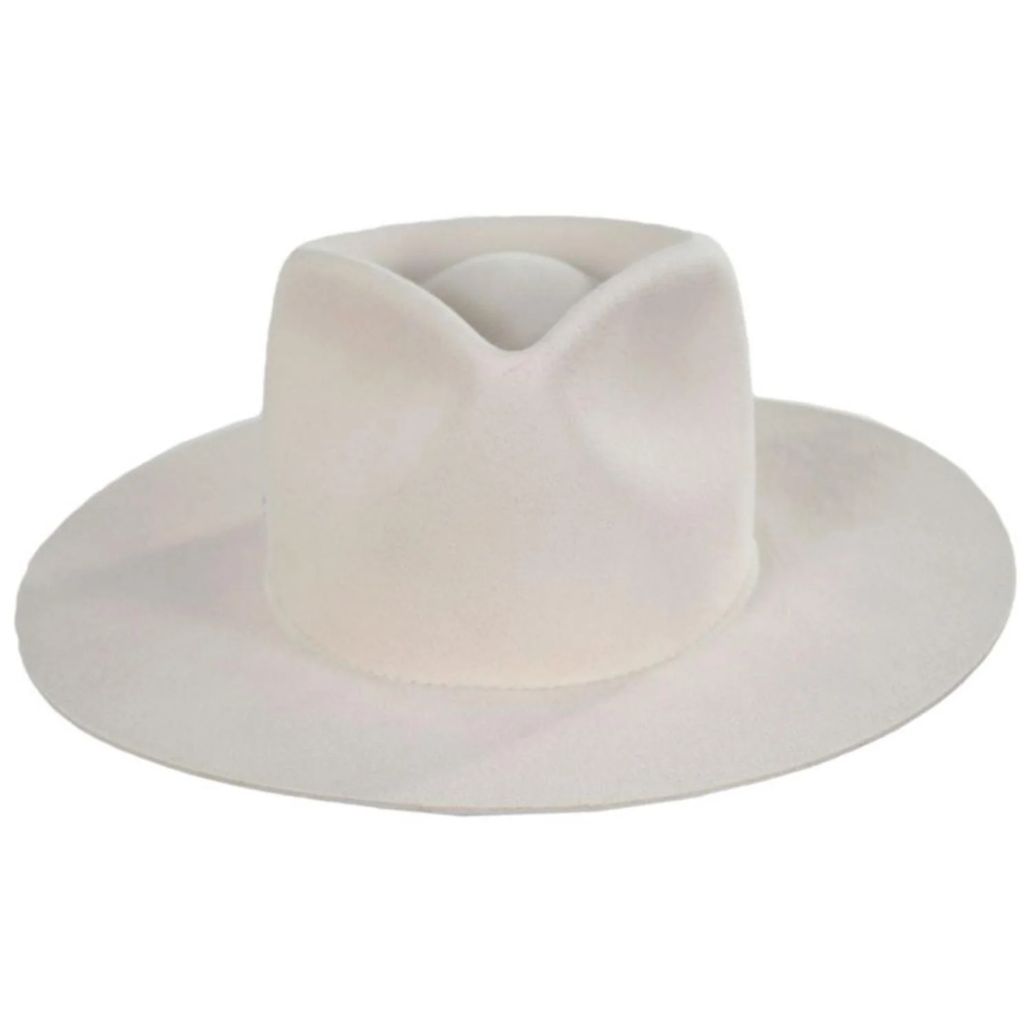 Georgia Wide Brim Wool Felt Fedora Hat - Image 22