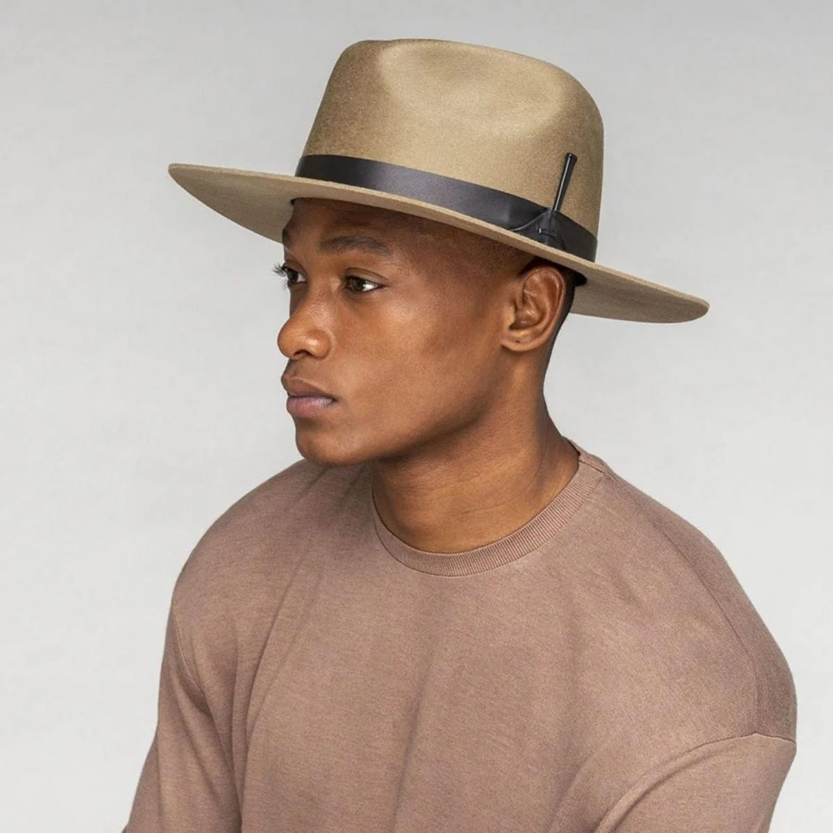 Godwin Elite Superfine Velour Wool Felt Fedora Hat - Image 3