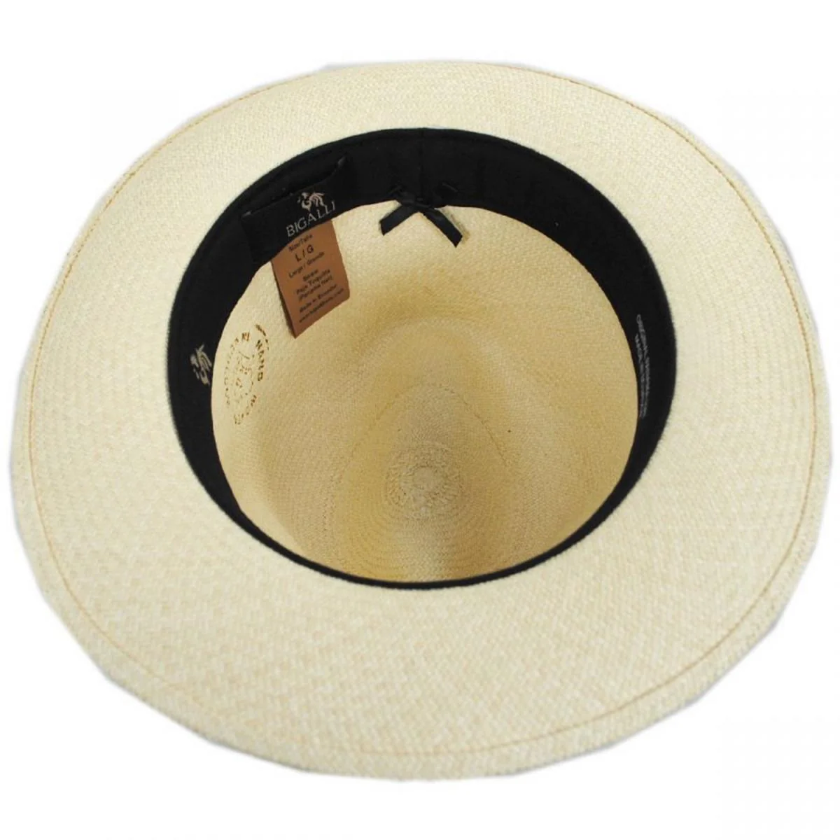 Grade 8 Panama Straw Fedora Hat - Image 4