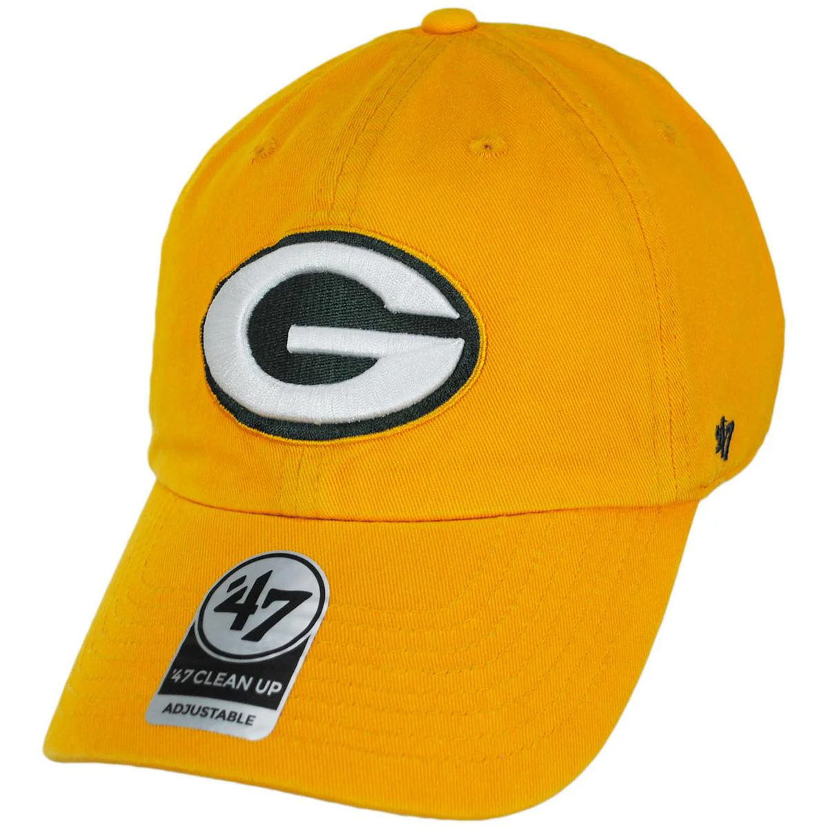 Green Bay Packers NFL Clean Up Strapback Baseball Cap Dad Hat - Image 7
