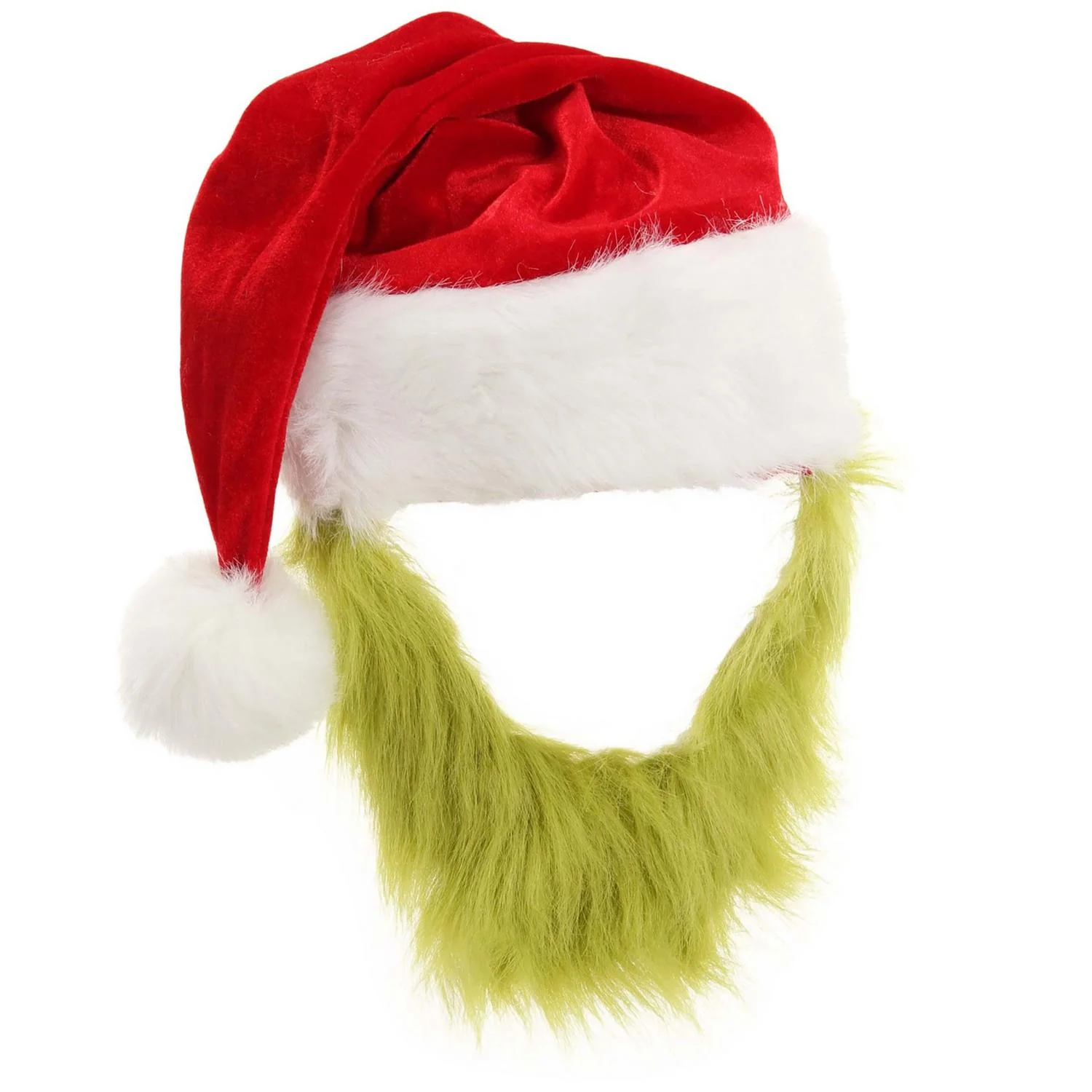Grinch Plush Hat and Beard