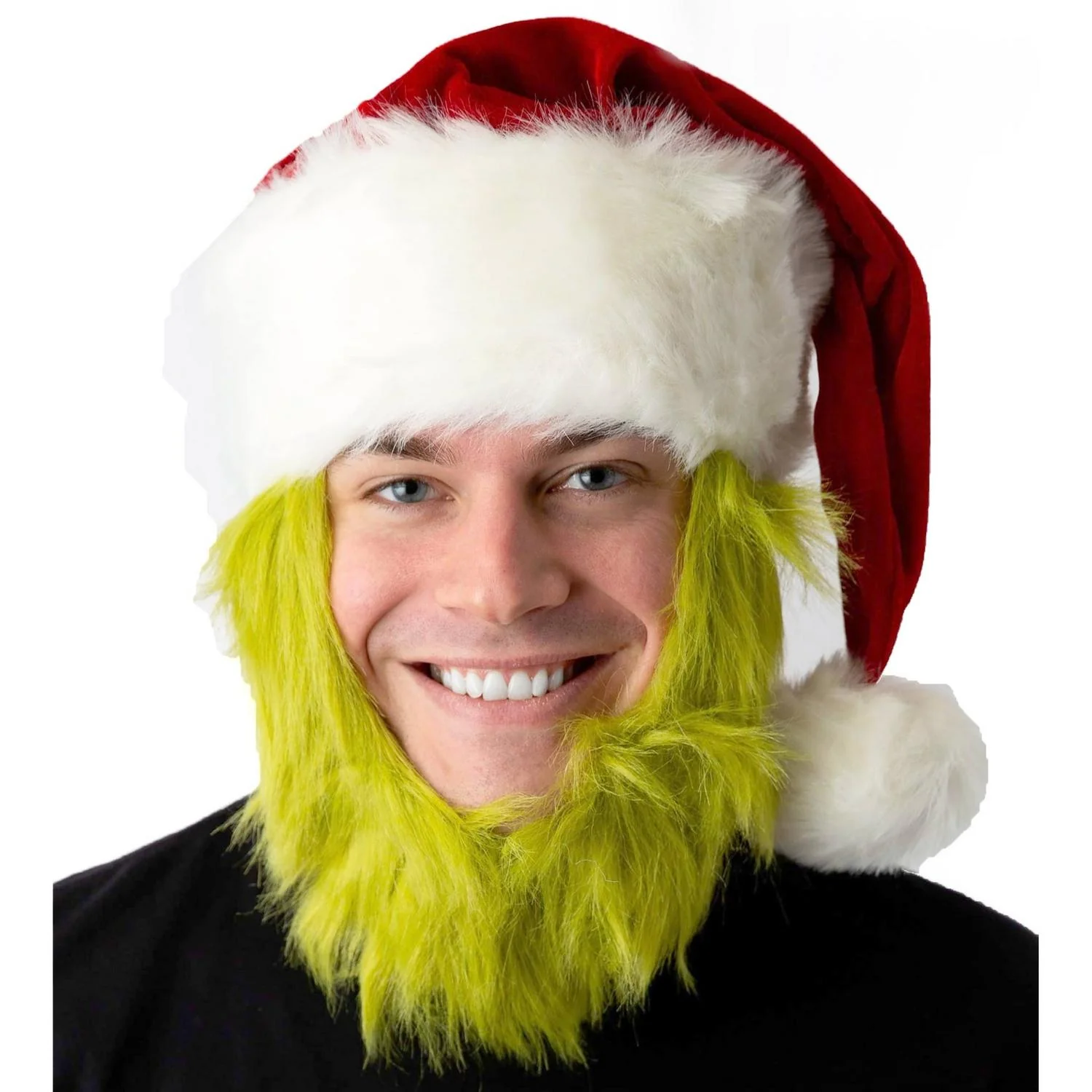Grinch Plush Hat and Beard - Image 2