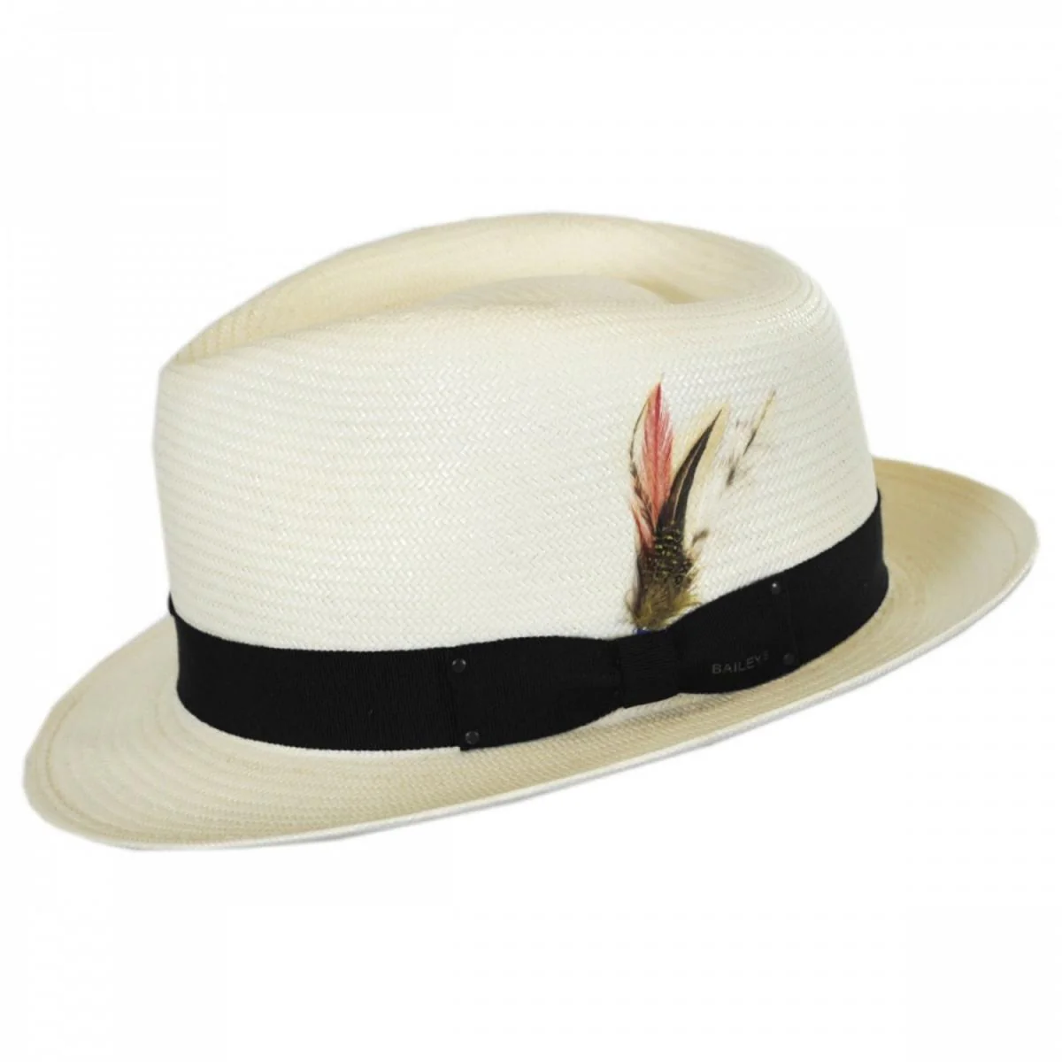 Guthrie Shantung Straw Fedora Hat - Image 4