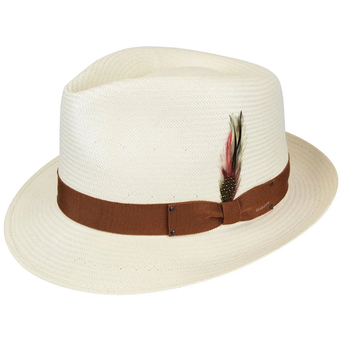 Guthrie Shantung Straw Fedora Hat - Image 5