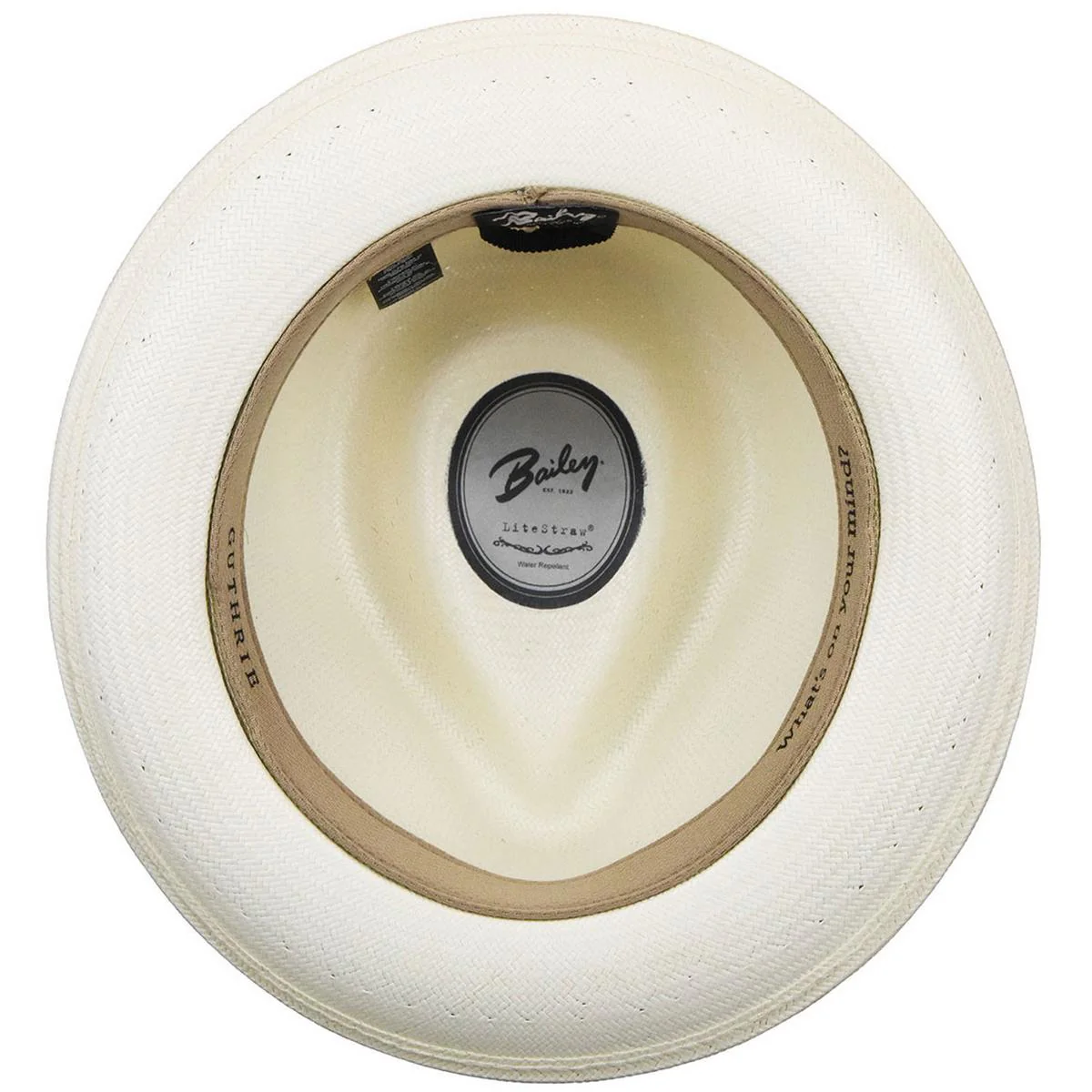Guthrie Shantung Straw Fedora Hat - Image 7