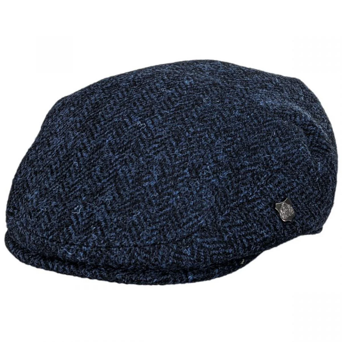 Harris Tweed Herringbone Wool Ivy Cap