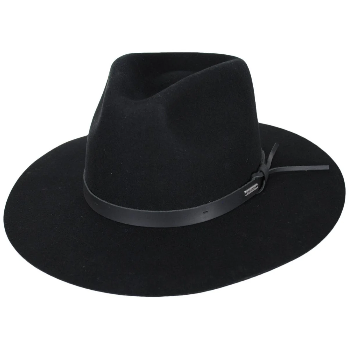 Hawkins Weather Guard Wool Felt Western Hat - Black