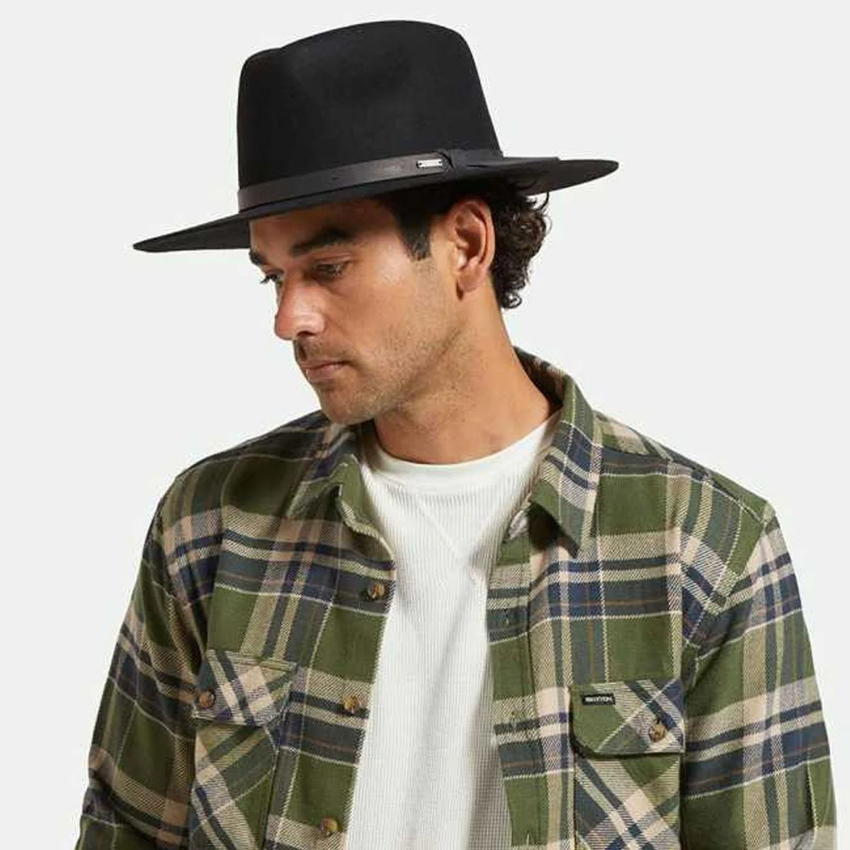 Hawkins Weather Guard Wool Felt Western Hat - Black - Image 2