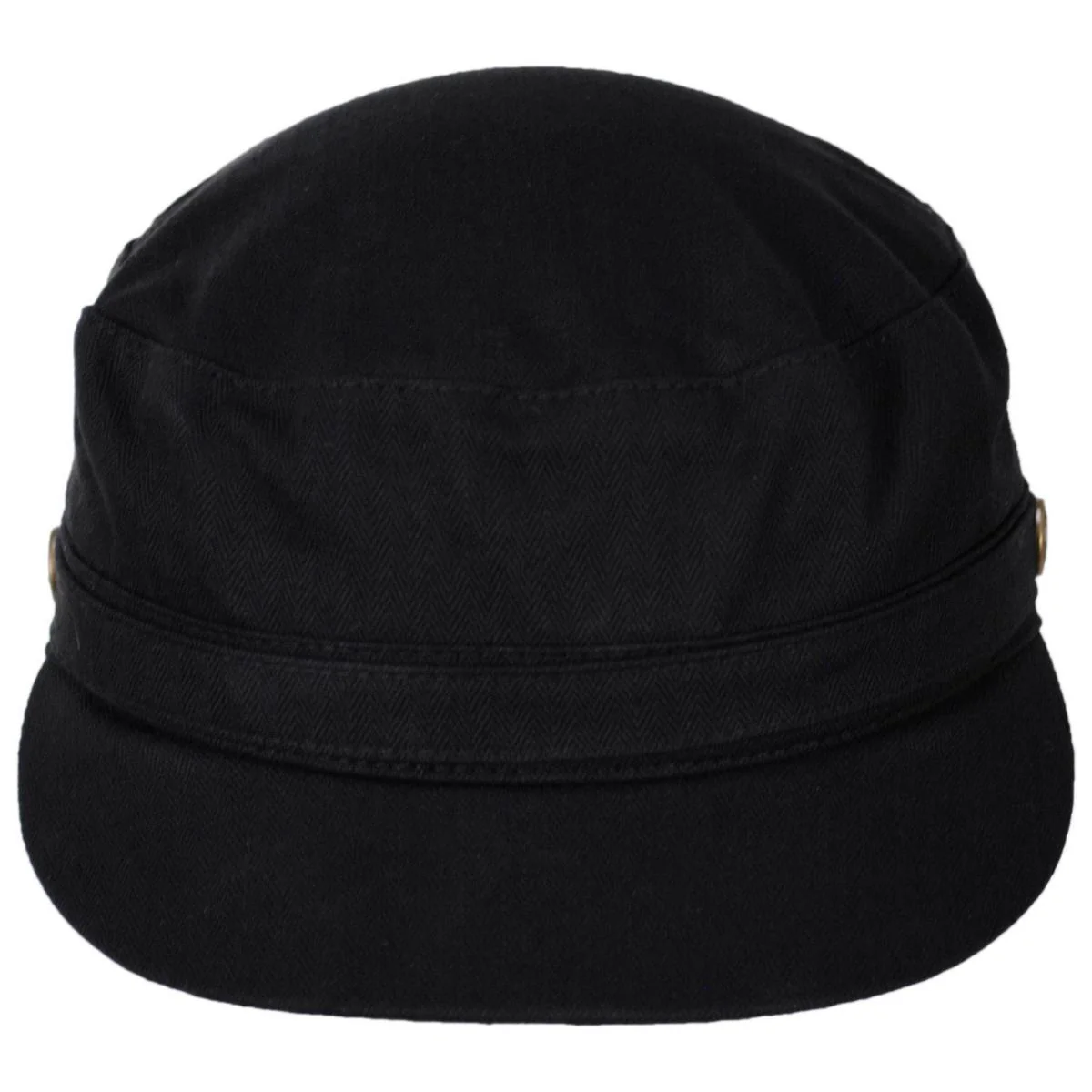 Herringbone Cotton Cadet Cap - Image 10
