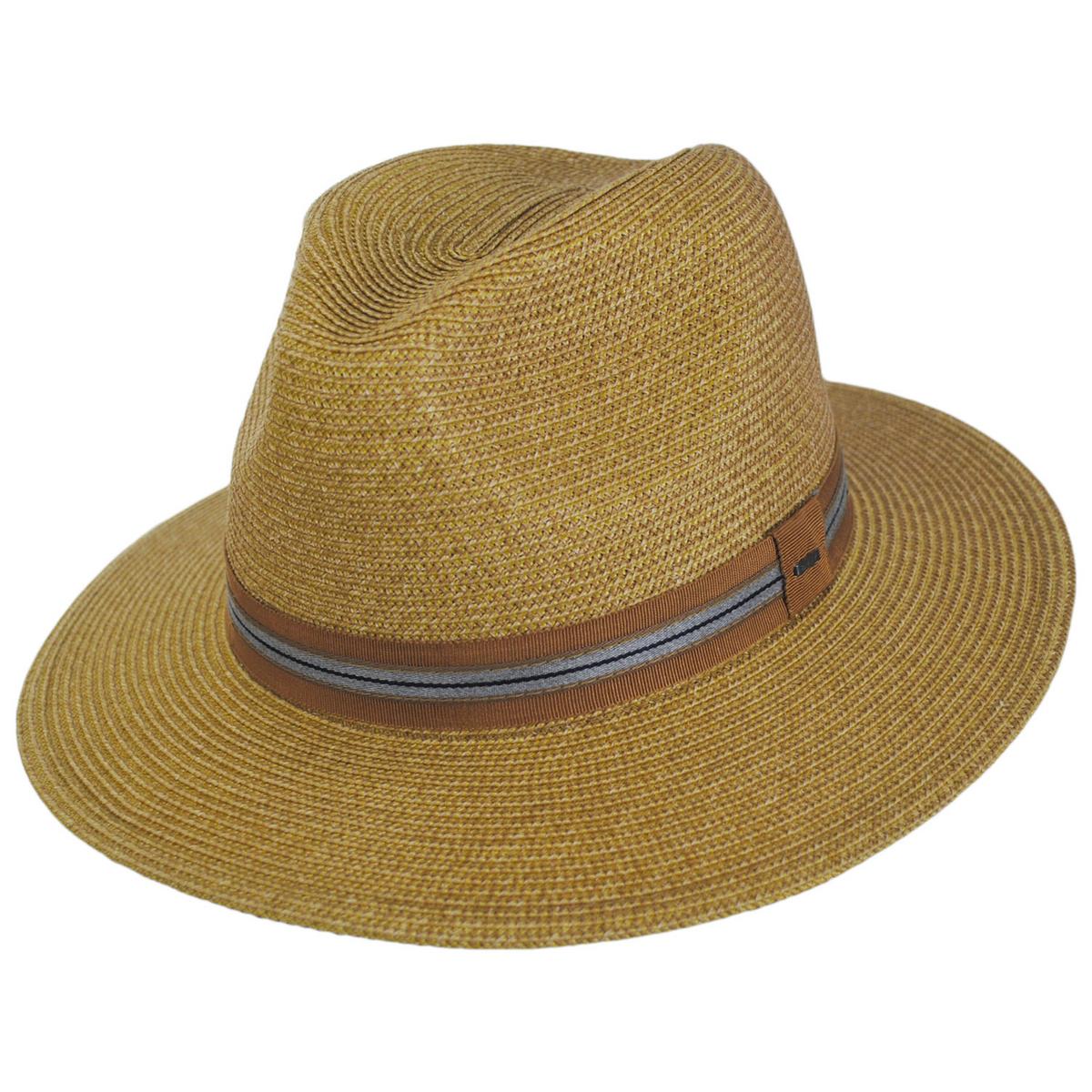 Hester Toyo Straw Blend Fedora Hat - Image 15