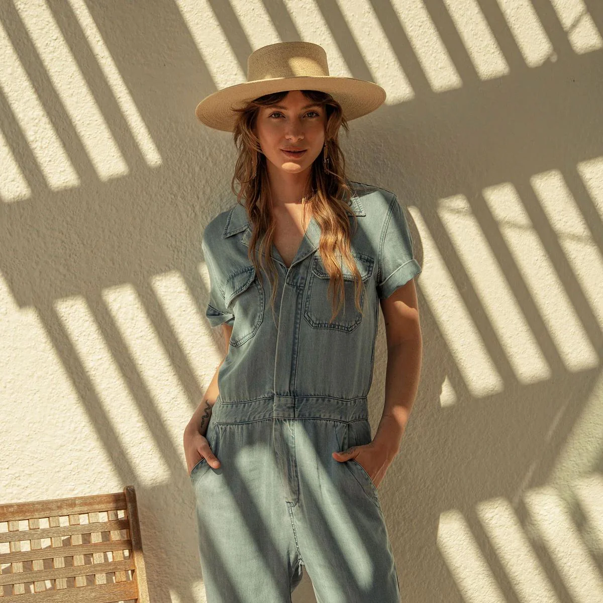 Highlands Palm Straw Gambler Hat - Image 5