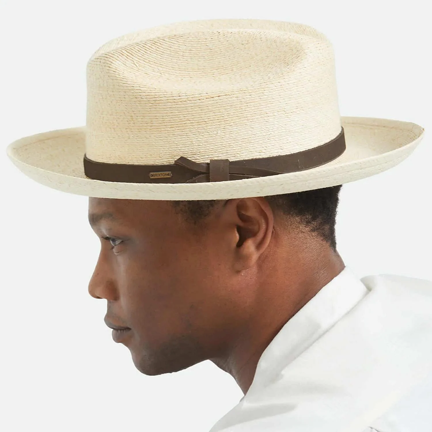 Hitch Palm Straw Ranch Fedora Hat - Image 3