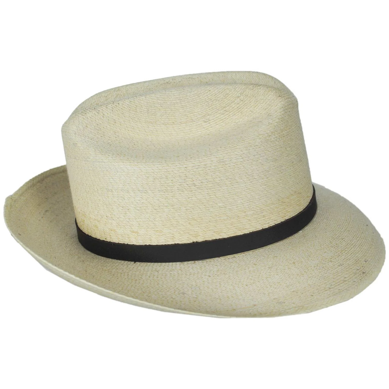 Hitch Palm Straw Ranch Fedora Hat - Image 6