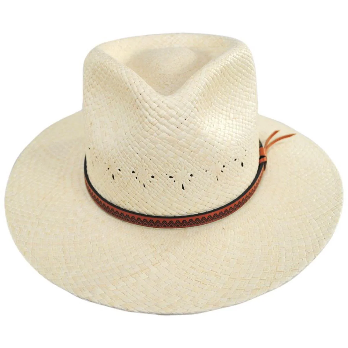 Horan Panama Straw Fedora Hat - Image 2