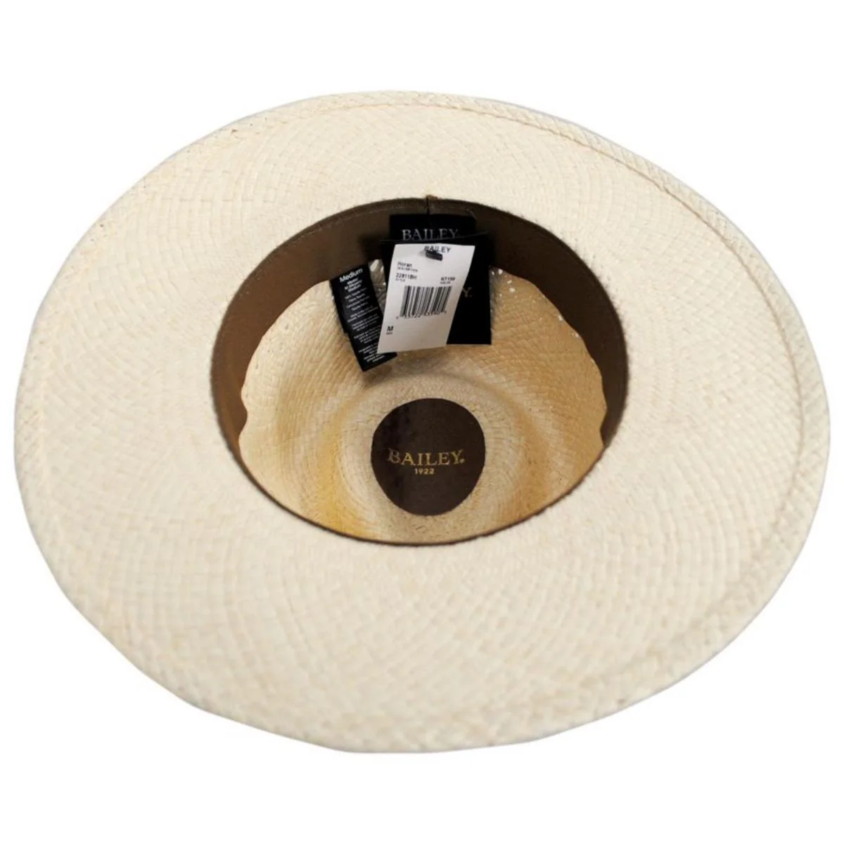 Horan Panama Straw Fedora Hat - Image 4