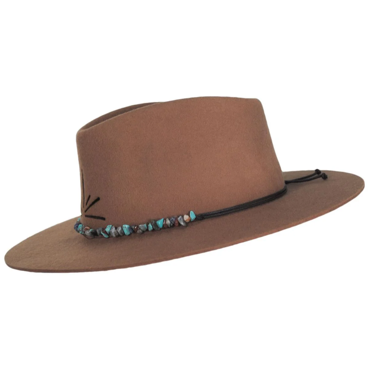 Inti Wool Felt Rancher Fedora Hat - Image 3