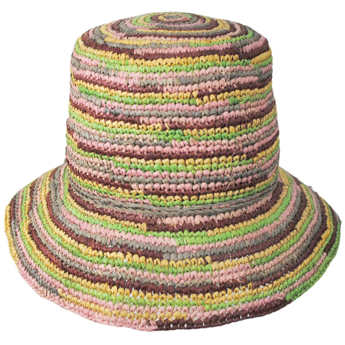 Iris Raffia Straw Bucket Hat - Image 12